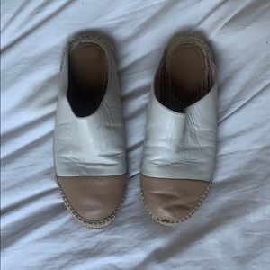 Charlotte stone Elsie leather slip ons espadrilles